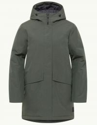 JACK WOLFSKIN Jack Wolfskin Coat Tempelhof Xl Women Slate Green