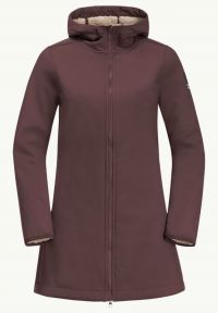 JACK WOLFSKIN Jack Wolfskin Coat Windland Xl Women Berry