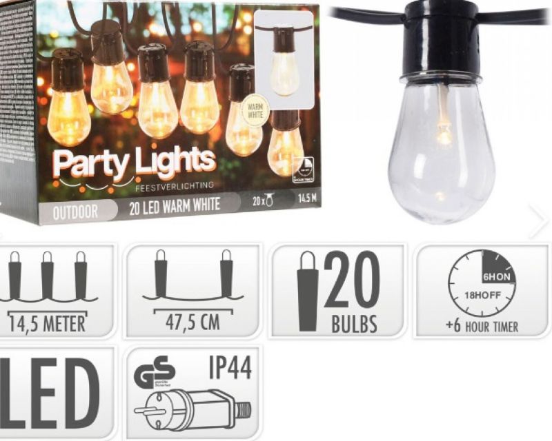 LumiÈres De FÊte 20led Blanc Chaud