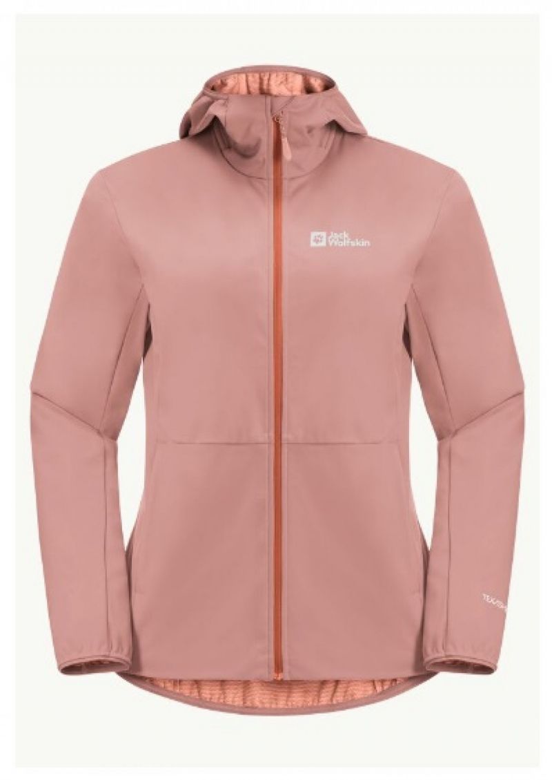 Jack Wolfskin Hoody Feldberg S Women Rose Dawn