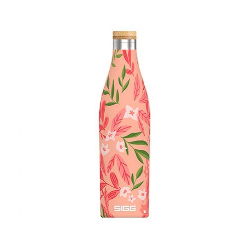 Sigg Bout.  0.5l Mer.sum Flowers Pink