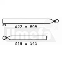 UMEFA Umefa Spanstok 22mm 70-120cm Premium