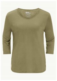 JACK WOLFSKIN Jack Wolfskin T-shirt Mola 3/4 S Women Bay Leaf