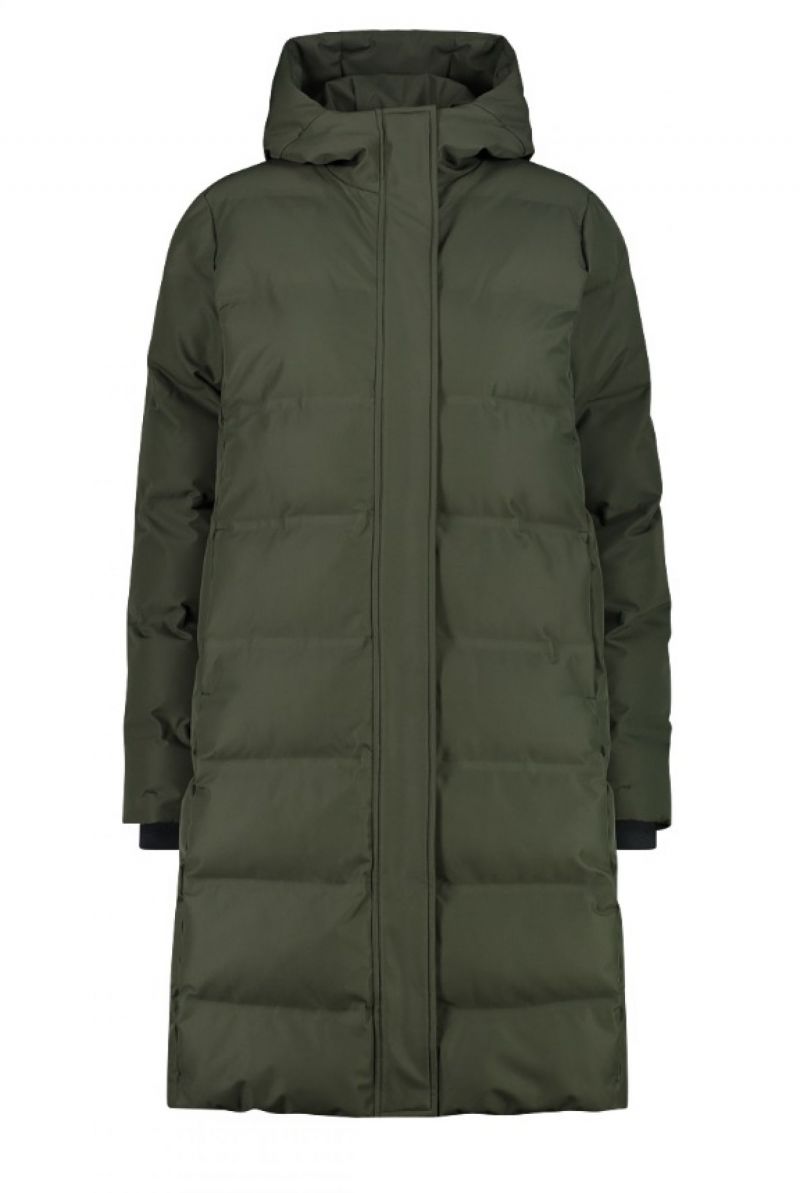 Cmp Woman Coat Fix Hood 38 Forest